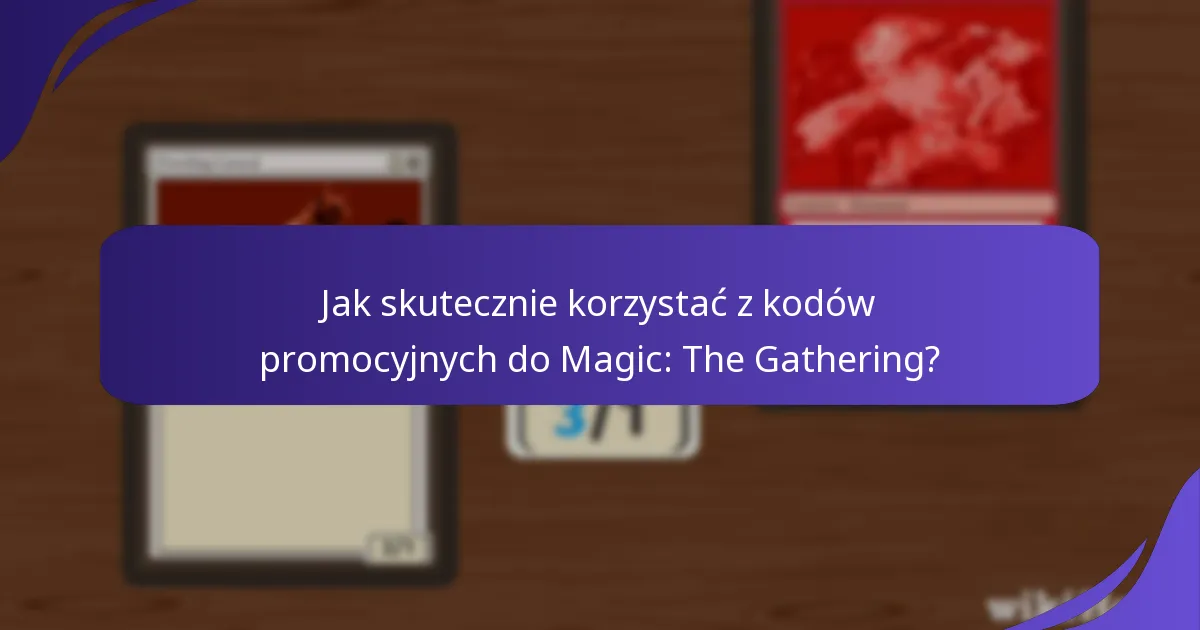 Jakie narzędzia społecznościowe poprawiają doświadczenie z kodami promocyjnymi do Magic: The Gathering?