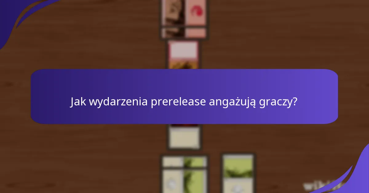 Jakie działania promocyjne są związane z wydarzeniami prerelease?